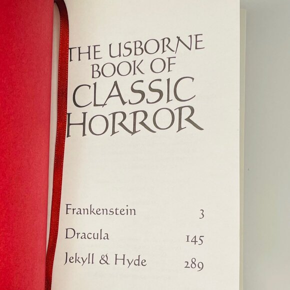 The Hardcover Usborne Book of Classic Horror - Picture 3 of 4
